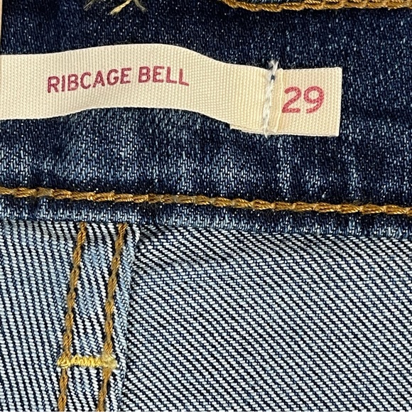 SOLD-Levi's Super-High Rise Ribcage Bell Flare Blue Jeans Women’s NWT Size 29X32 - Picture 10 of 16